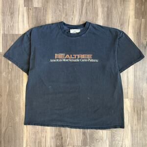Vintage Sun Faded Realtree T-Shirt Men's Size XXL Gradient Black